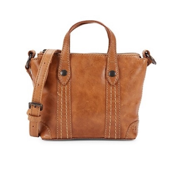 Frye Handbags - Frye Melissa mini crossbody shopper in beige